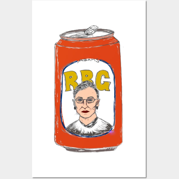 Notorious Ruth Bader Ginsburg - RIP Wall Art by Djokolelono